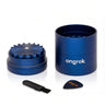5pcs Aluminum 3" Flower Petal Toothless Grinder with Storage