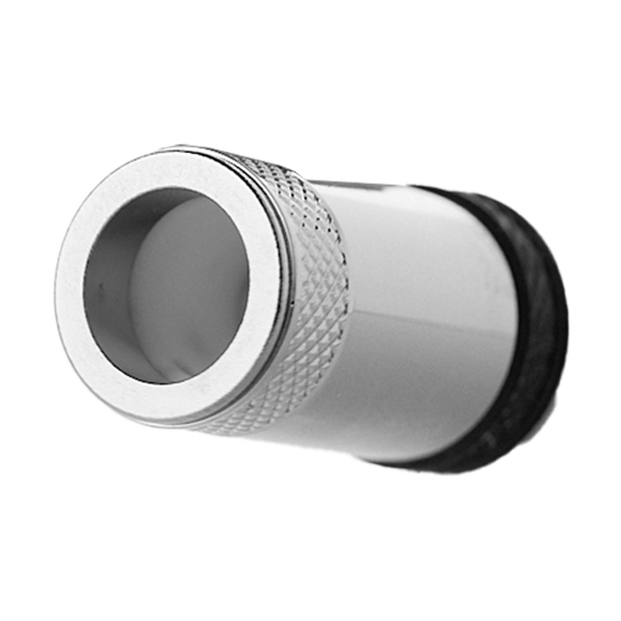 Bullet Wax Atomizers EVO - Pack of 2: Small metal cylinder, rubber seal, designed for universal 510-thread compatibility, featuring a sand quartz coil for optimal vapor quality.