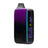 Veil Bar Pro EVO 510 Battery vape with a purple-to-black gradient, molded mouthpiece, full-color display showing voltage, battery, and puff count.