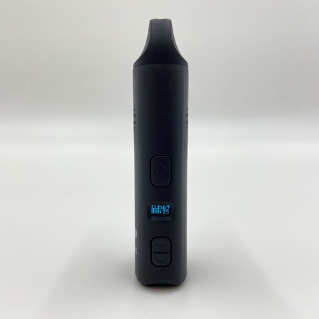 Dip Devices Aster Flower Vaporizer with a digital display on a white background