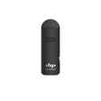 Aster Flower Vaporizer by Dip Devices: a sleek, matte black pocket-sized gadget with grille and logo. Designed for cannabis enthusiasts seeking precision and affordability.