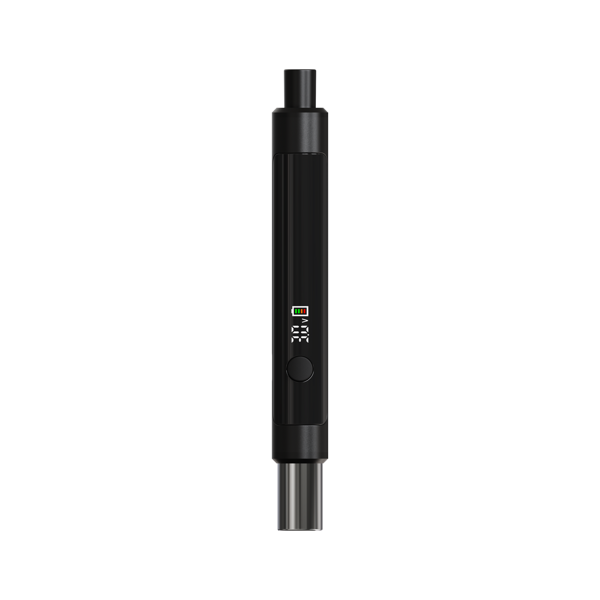 Little Dipper Dab Straw Vaporizer featuring a slim black design with a digital display, control button, and a narrow mouthpiece for direct-to-concentrate use.