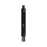 Little Dipper Dab Straw Vaporizer featuring a slim black design with a digital display, control button, and a narrow mouthpiece for direct-to-concentrate use.