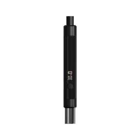 Little Dipper Dab Straw Vaporizer featuring a slim black design with a digital display, control button, and a narrow mouthpiece for direct-to-concentrate use.