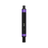 Little Dipper Dab Straw Vaporizer with a black and purple cylindrical body, small display showing 4.1 V, single button, and mouthpiece/heating chamber sections.