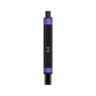 Little Dipper Dab Straw Vaporizer with a black and purple cylindrical body, small display showing 4.1 V, single button, and mouthpiece/heating chamber sections.