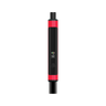 Little Dipper Dab Straw Vaporizer features a slim black barrel with red caps, digital display, firing button, and ergonomic design for direct-to-concentrate use.