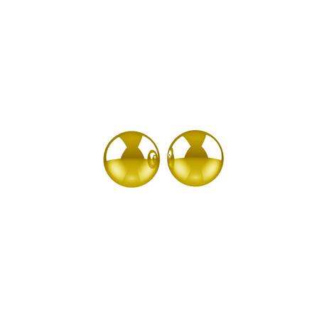 Two polished, metallic-gold spheres reflect window-like shapes, representing the sleek design and premium feel of the Rover Dab Pen.