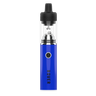 Rover Dab Pen, a sleek vaporizer with a black mouthpiece, transparent tank, firing button, and blue ROVER labeled battery, for a portable dab rig experience.