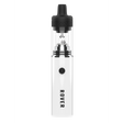 Rover Dab Pen: A sleek, pen-style vaporizer with a clear glass chamber and white battery, designed for a portable dab rig experience.