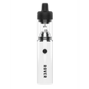 Rover Dab Pen: A sleek, pen-style vaporizer with a clear glass chamber and white battery, designed for a portable dab rig experience.