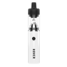 Rover Dab Pen: A sleek, pen-style vaporizer with a clear glass chamber and white battery, designed for a portable dab rig experience.