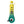 ELF CannDab Wax Vape Pen - Yellow & Green, featuring a compact, pipe-style design with real-time digital display and ceramic heating chamber for smooth dabbing.