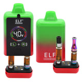 ELF CannDual PRO Dual 510 Thread Battery Concealer, featuring dual cartridge slots and sleek design, displayed in a retail-ready carton of 10 units.