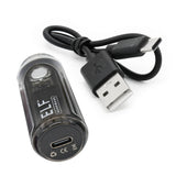 ELF Canndy 510 Thread Mini Battery, a sleek black electronic device with USB-C port, ideal for customized vaping with variable voltage and rapid charging.