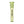 Color Downstem - 14MM - 4: A green-tinted glass downstem for water pipes, featuring HUMAN GRADE text, ground glass joint, and three diffusion slits.
