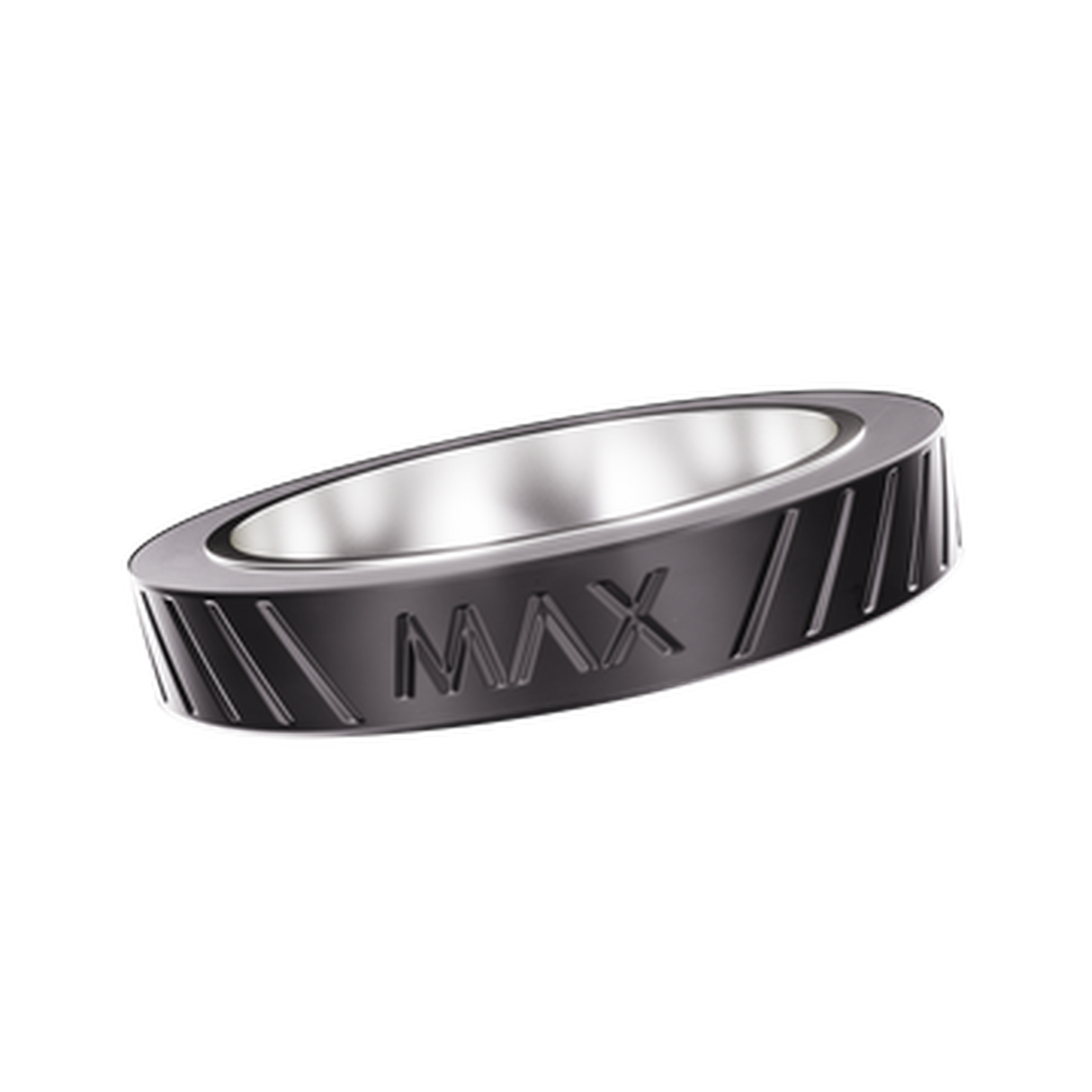 AERIS Intelli-Core® MAX Ring Adapter, a silver magnetic adapter ring enhancing AERIS device performance with Intelli-Core® MAX compatibility for optimized dabbing experience.