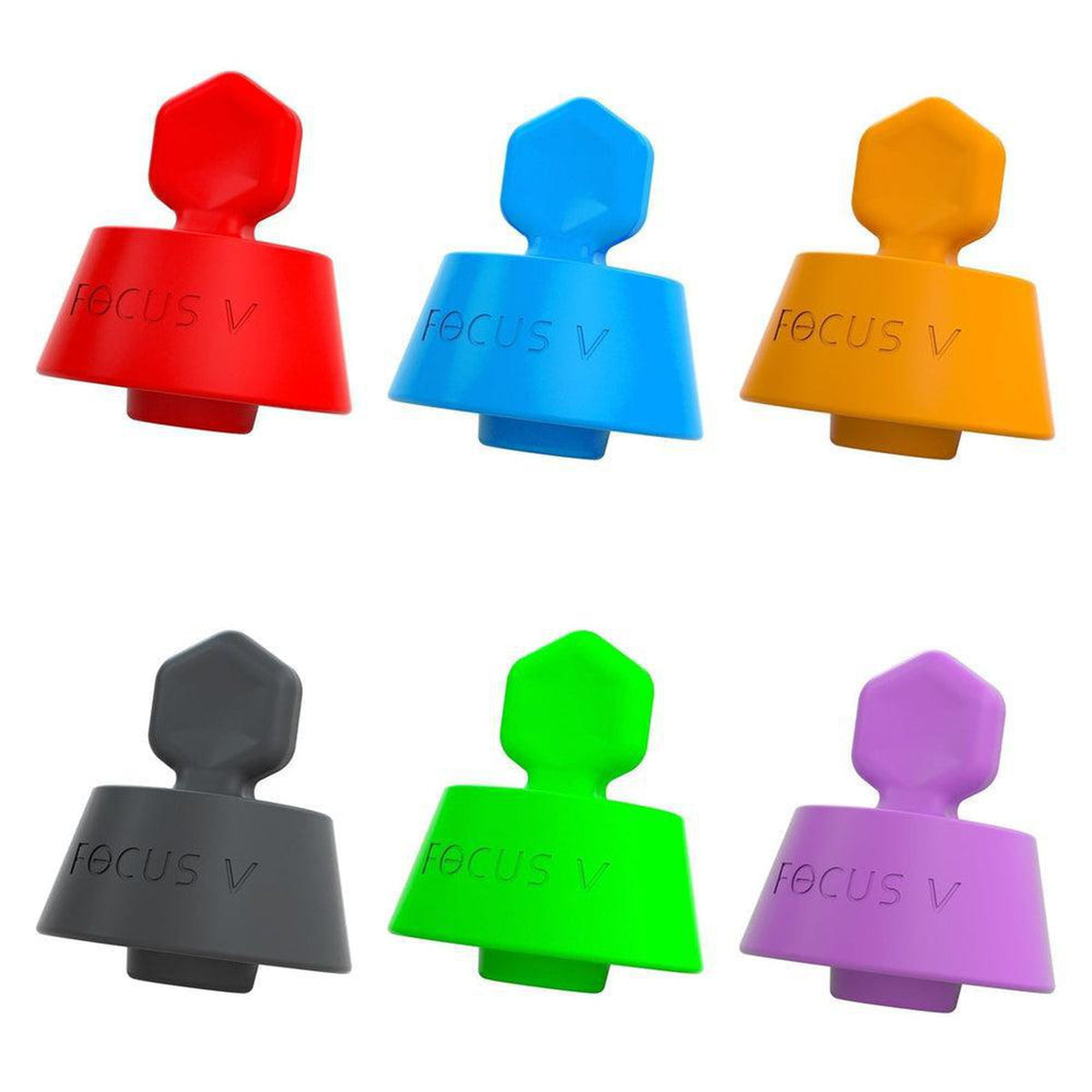 Focus V - Chromatix Silicone Stoppers (6 pack)-Turning Point Brands Canada
