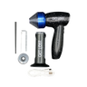 GET LOST dry-herb vaporizer kit includes a speckled vaporizer, base, packing tool, cleaning brush, hex key, metal piece, and USB charging cable.