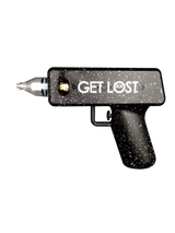 GET LOST Vaporizer Gun Dual Cartridge gun on a white background