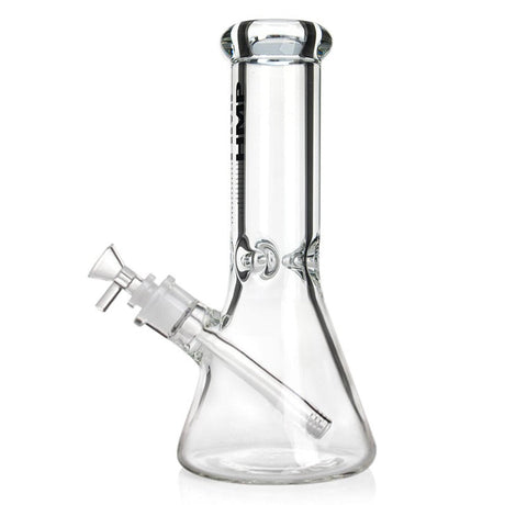 10 Glass Beaker Bong - Heavy Duty Collection features a durable beaker-style base, removable downstem, and bowl, designed for optimal smoking performance and stability.