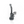 7 Dab Rig with hour-glass shape, bent neck, flared mouthpiece, quartz banger, and shower head percolator, designed for vaporizing concentrates efficiently.