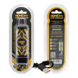 Clear Concealer 510 Thread Battery - 15 units, a sleek vape battery with discreet design, USB-C charging, and variable voltage settings for versatile vaping experiences.