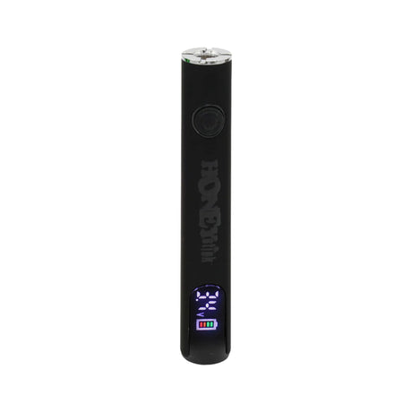 Digital 510 Thread Battery with black metal body, single push-button, LED display showing 4.2 V, and 510 fitting for cartridges; USB-C charging.