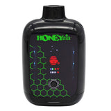 Duo Auto Draw VV Plus 510 Battery - Black & Green; sleek, dual-cartridge, buttonless vape battery with digital screen and dual compatibility for 510 carts.