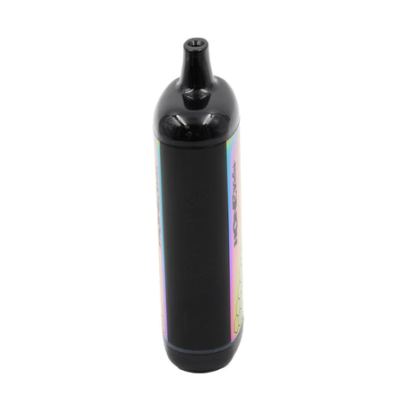 Interactive Concealer 510 Battery - Multicolor; black cylinder with colorful label, designed for enhanced vaping experience. Compatible with most 510 cartridges, discreet and portable design.