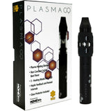 Plasma GQ 2.0 Wax Vape Pen in its packaging, featuring a sleek design, durable glass bowl, and high-capacity battery for versatile concentrate vaporization.