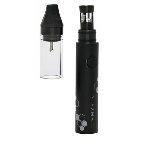 Plasma GQ 2.0 Wax Vape Pen, featuring a sleek design with a quartz bowl, ideal for vaping concentrates with adjustable temperature settings.