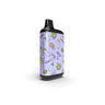 Blazy Susan Secret Box Battery, a compact vaping device, features a purple sleeve with cannabis-themed icons and branding, designed for versatile cartridge use.