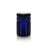 Twenties Collection Stash Jar: A cobalt-blue, textured, cylindrical glass container with an airtight lid, designed for elegant storage and everyday use.