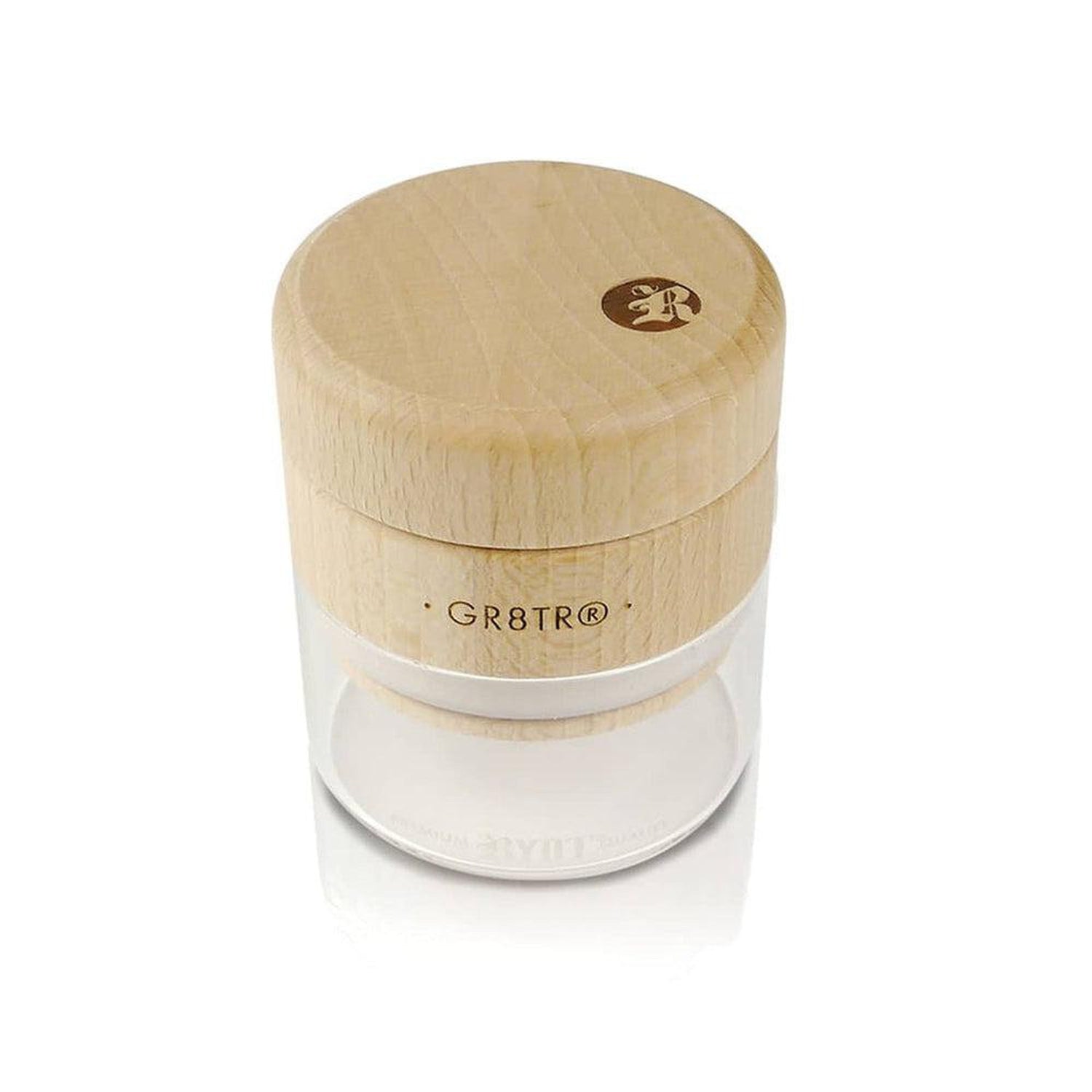 3pcs Wood 2.5" GR8TR Jar Body Grinder with Storage