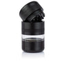 GR8TR Jar Body Grinder 2.2 features a multi-piece, cylindrical design with sharp teeth, sifting chamber, and collection base for efficient herb grinding.