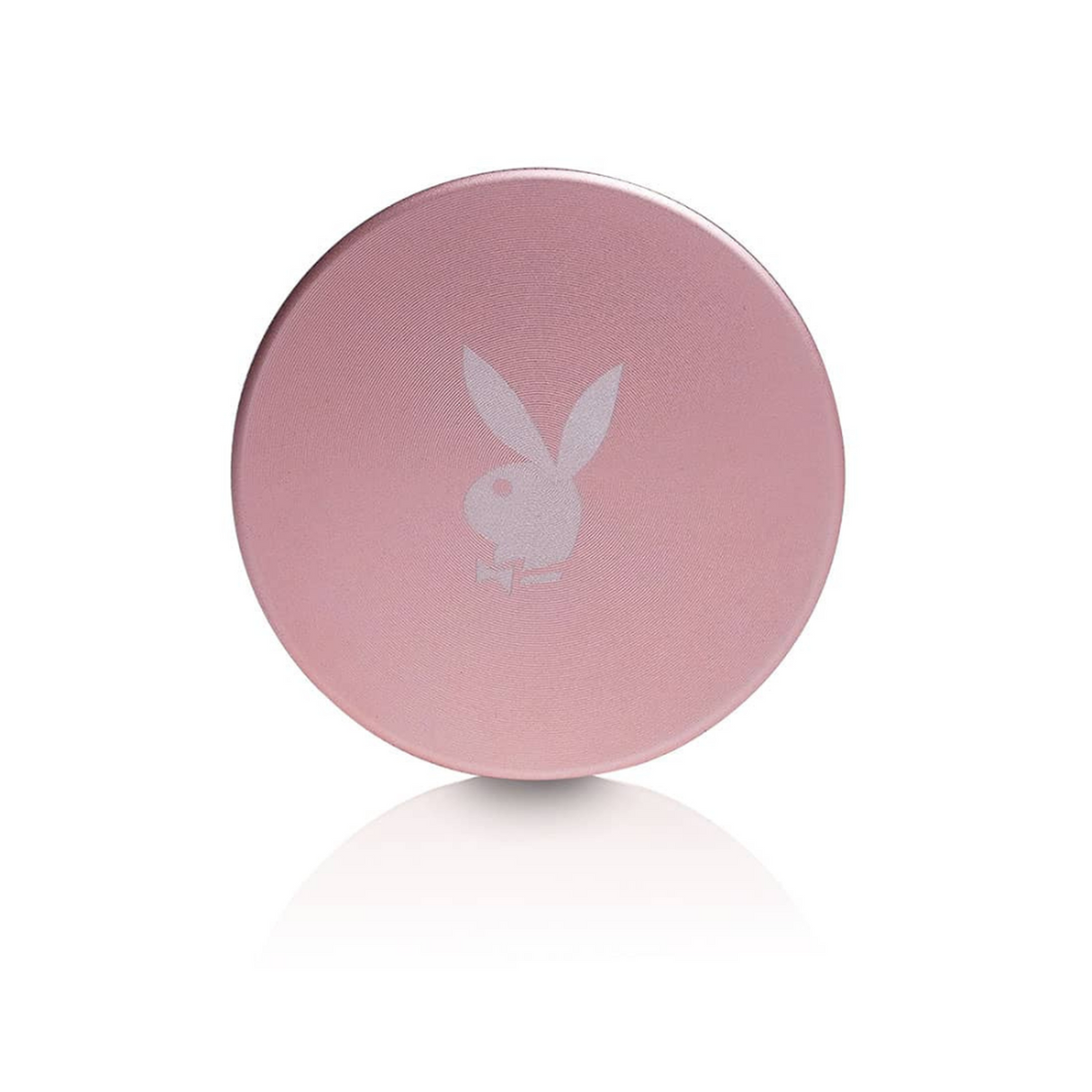 PLAYBOY x Kannastor - 2.2 Grinder - Rose Gold; features a modular 4-piece design with rabbit logo, ensuring precise grinding without over-shredding.