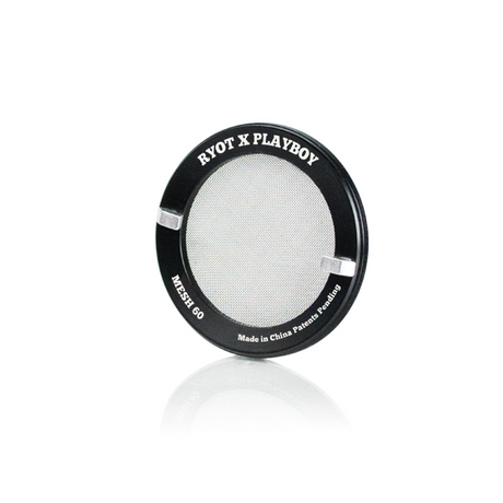 PLAYBOY x Kannastor - 2.2 Grinder - Rose Gold, featuring a sleek circular design with a modular 4-piece structure, visible pollen catcher, and replaceable screen.