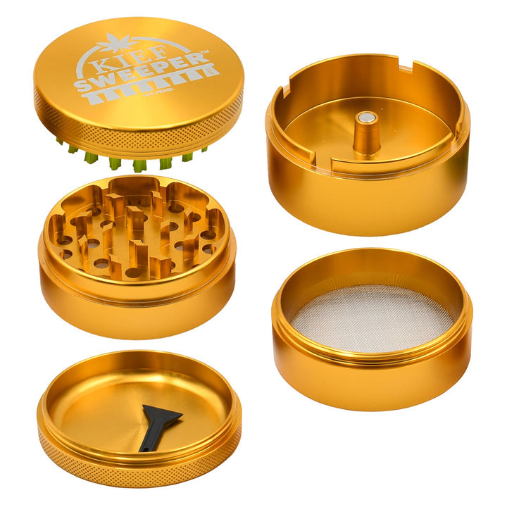 Kief Sweeper Brush & Grinder