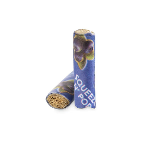 Flavoured Filter Tips Display Box - 2 pack (Carton of 50) showcasing rolled filters with flavor beads for enhancing smoking experiences.