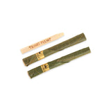 Mini Pre-Rolled Cones - 2 pack - 20 units - Banana Cream Flavoured, featuring a close-up of a cigar with a logo on a wooden stick.