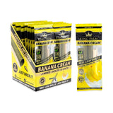 Mini Pre-Rolled Cones - 2 pack - 20 units - Banana Cream Flavoured, featuring terpene-infused filter capsules. Ideal for flavorful, hassle-free smoking.