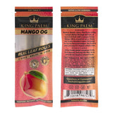 Mango OG Flavored Mini Pre-Rolled Cones packet, featuring a terpene-filled capsule for mango flavor enhancement, ideal for effortless use and enjoyment.