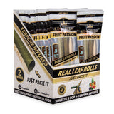 Mini Pre Rolled Cone - 2 pack - 20 units - Passion Fruit Flavoured, featuring smooth paper, terpene flavor capsule, and premium materials for an enhanced smoking experience.