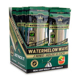 Mini Pre Rolled Cones - 2 pack - 20 units - Watermelon Wave Flavoured, showcasing the packaging and highlighting the infused watermelon essence for a flavorful smoking experience.