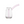 Bulb Bubbler: Small clear glass water pipe with angled pink mouthpiece and internal percolation tube, designed for smooth, water-filtered smoking.
