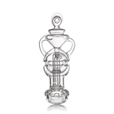 Fabcycler Peak Attachment: Multi-chambered borosilicate glass recycler with fab egg diffusion, optimized airflow, and universal compatibility for Puffco Peak models.