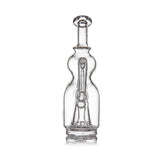 Lasso Peak Attachment: An all-glass water pipe with a bulb chamber and internal recycler, enhancing function and flair for Peak and Peak Pro devices.