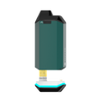 FLYTBOX 510 Battery: Exploded view showing OCTAVE housing, CleanCore cartridge, and docking base, illustrating the modular design of this discreet vaping device.