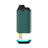 FLYTBOX 510 Battery: Exploded view showing OCTAVE housing, CleanCore cartridge, and docking base, illustrating the modular design of this discreet vaping device.